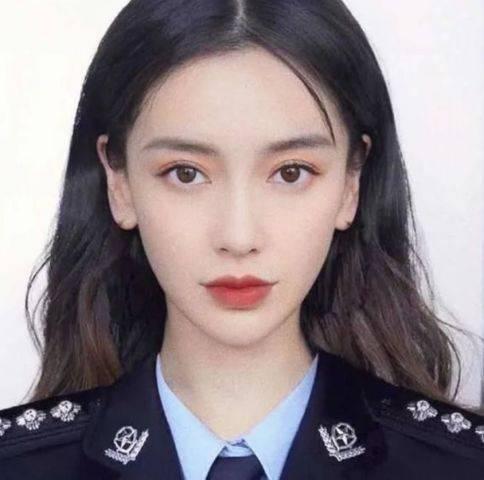 女明星网红证件照片,美貌与气质并存